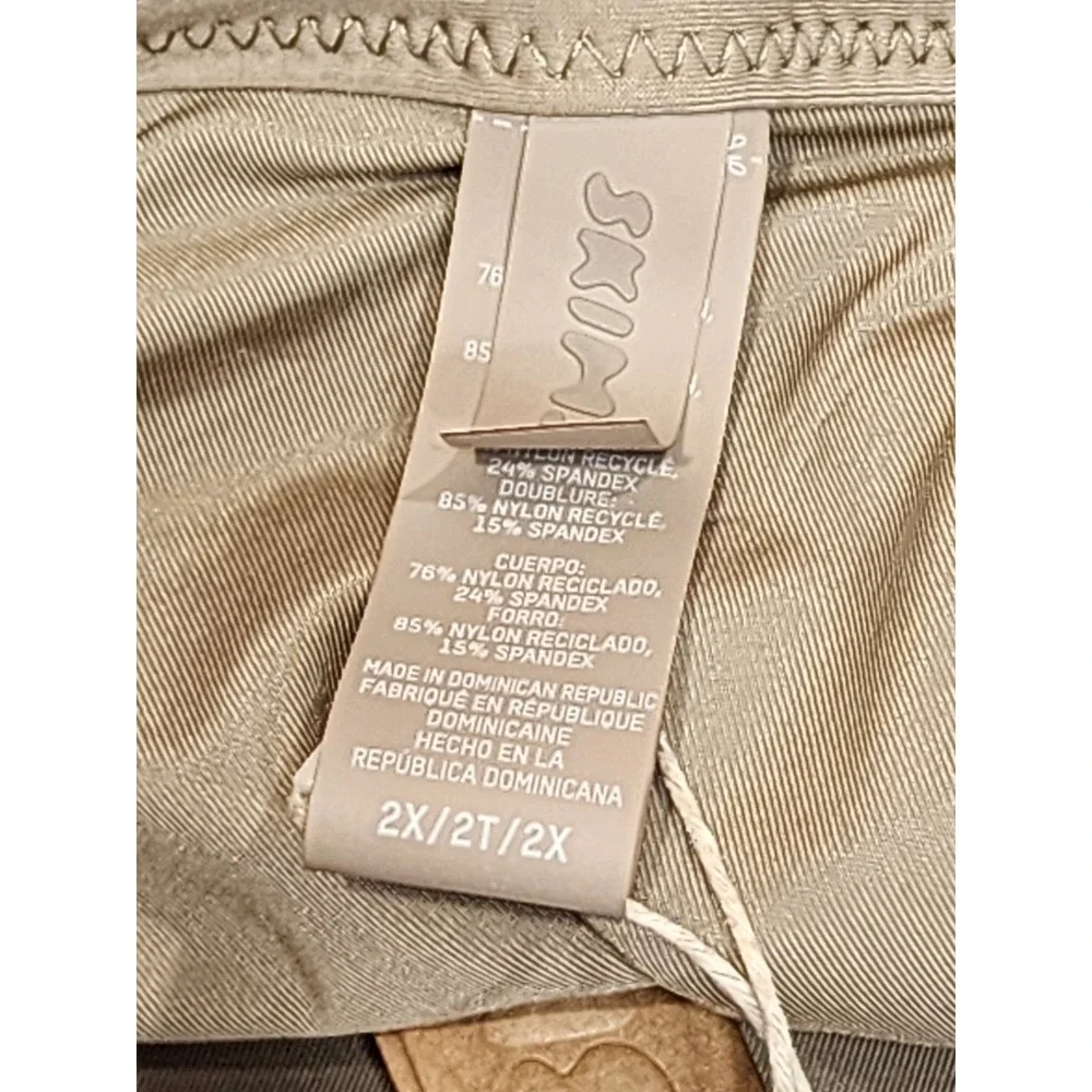 SKIMS Swim Adjustable Triangle‎ Top Desert Tan Size 2X NWT Swim Top